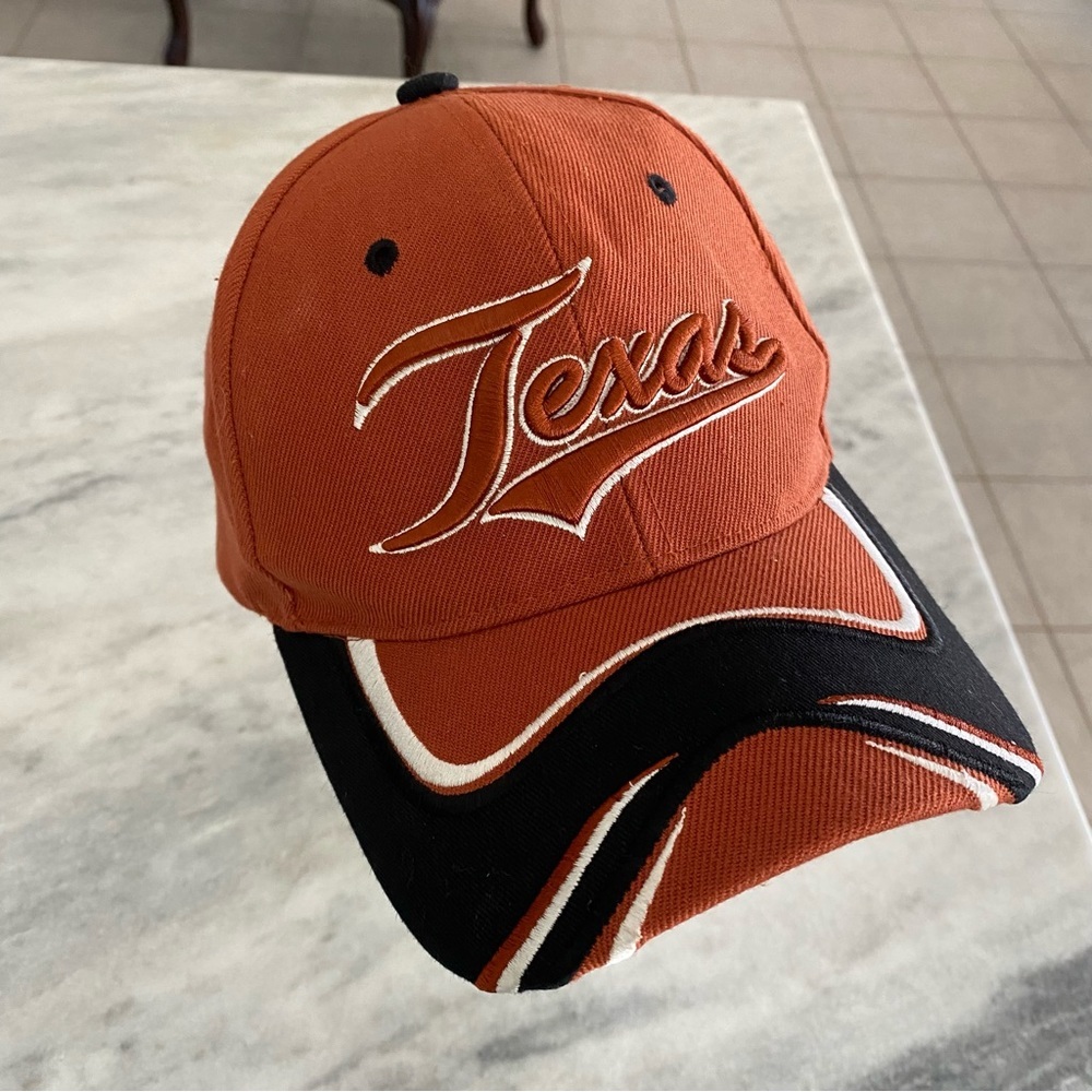 Texas Head Wear Cap Ninety Six Ball Cap Orange and Black